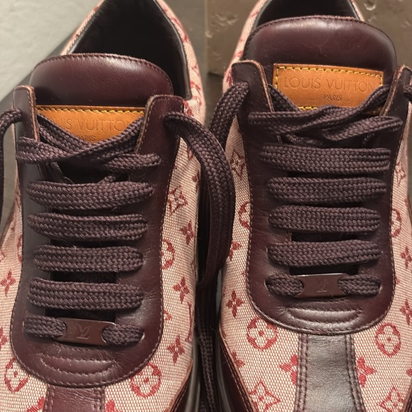 Louis Vuitton Limited Edition Takashi Murakami Monogram Mini Lin Sneakers - Picture 5 of 9